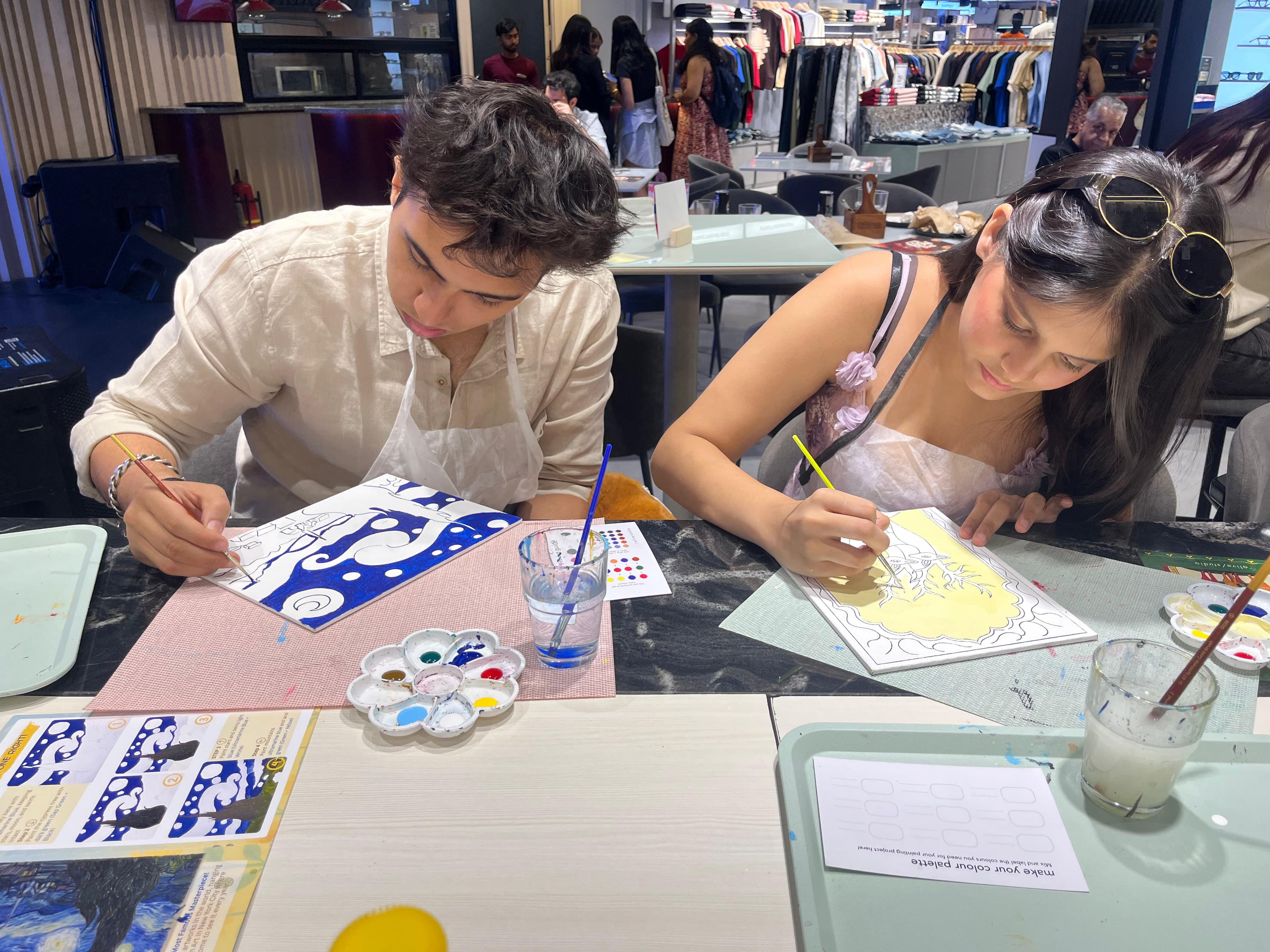 Art date at Art Cafe by Alive Studio Delhi