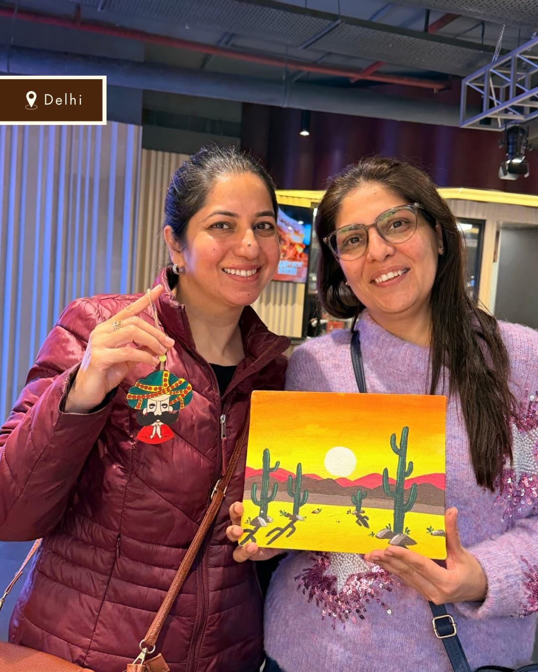 Art Cafe by Alive Studio guests creating together