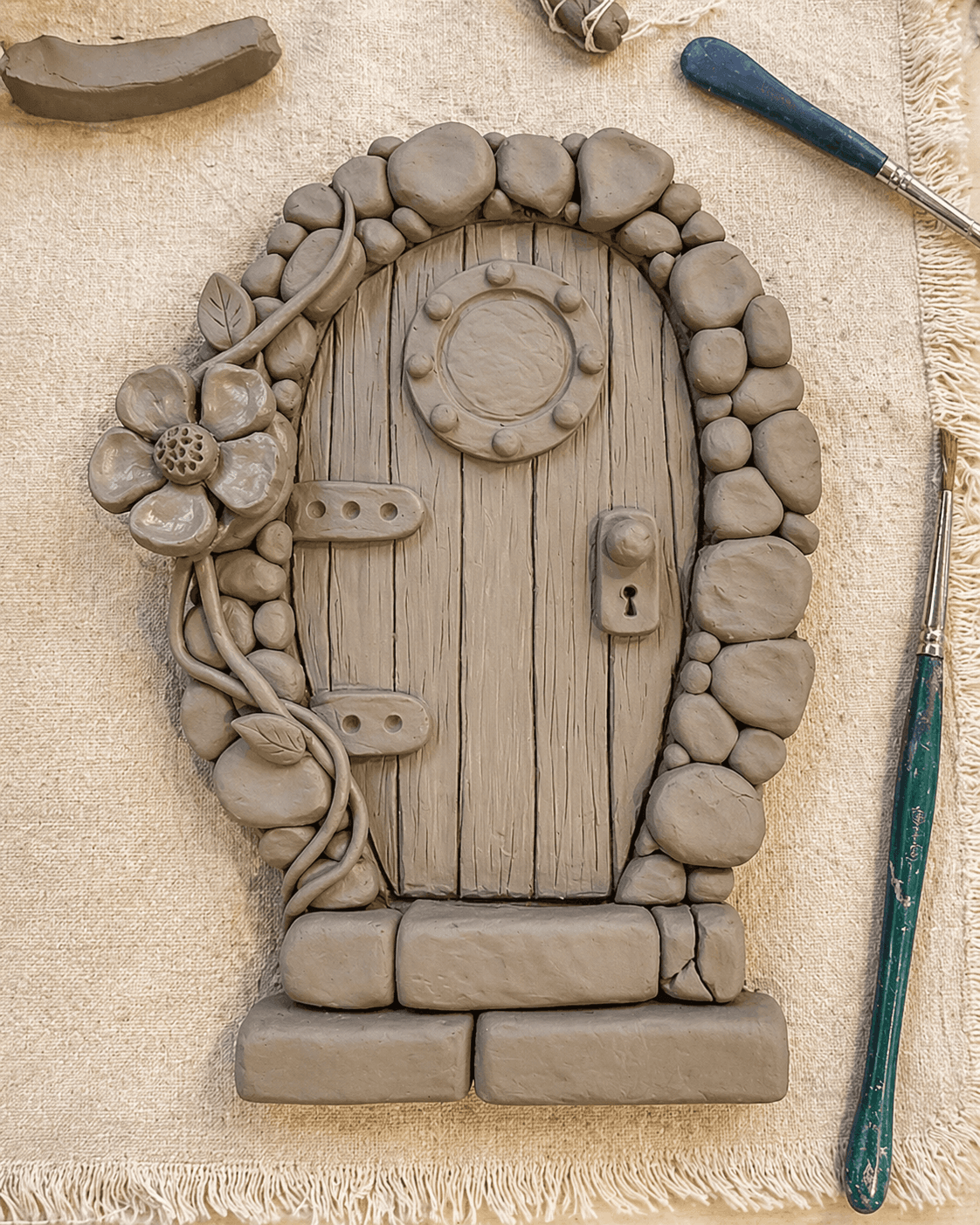 [Kids Spl] Clay Fairy Door