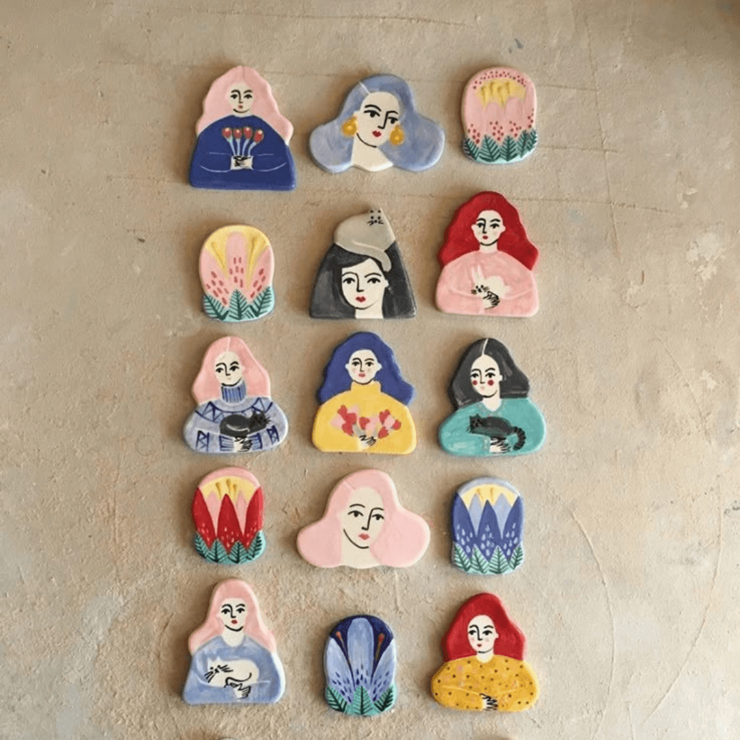 Make Terracotta Fridge Magnets 