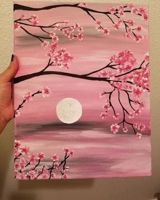 [Kids Spl] Paint Cherry Blossom