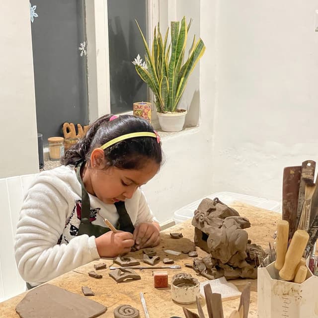 Kids art class