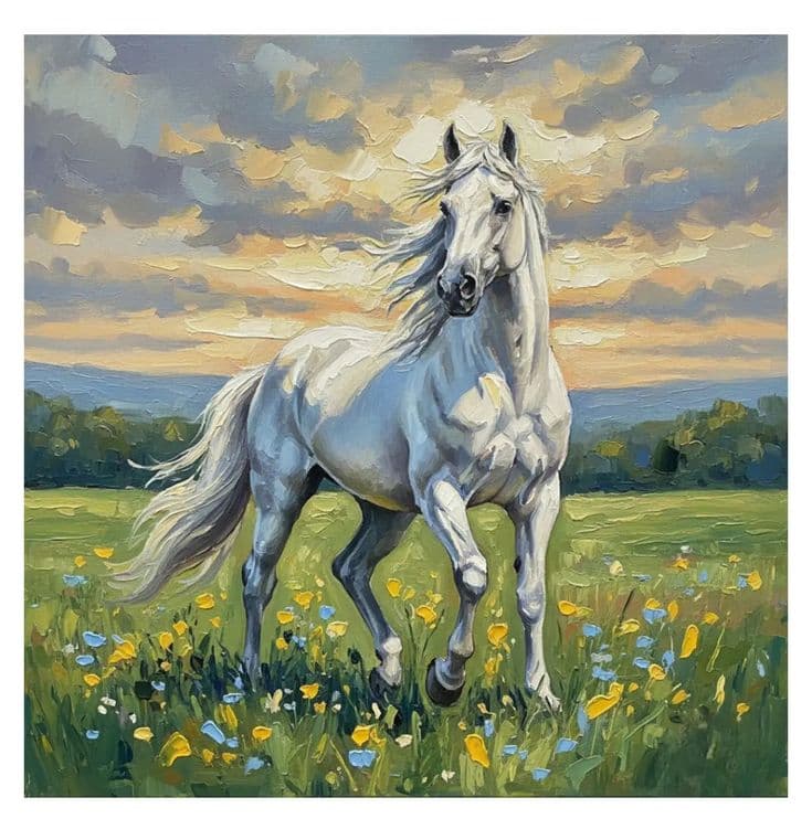 Paint a Dreamy Horse