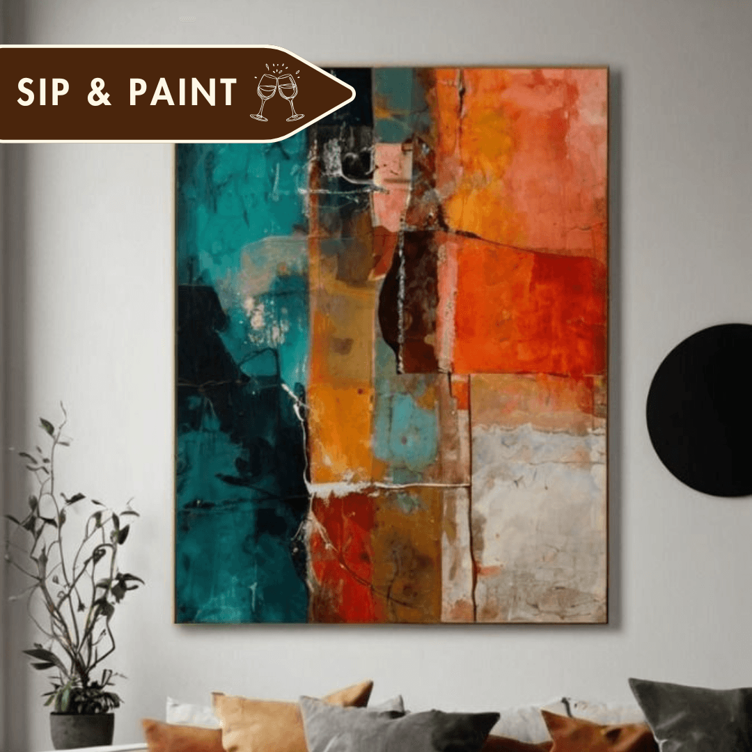 Sip & Paint: Large Canvas Painting