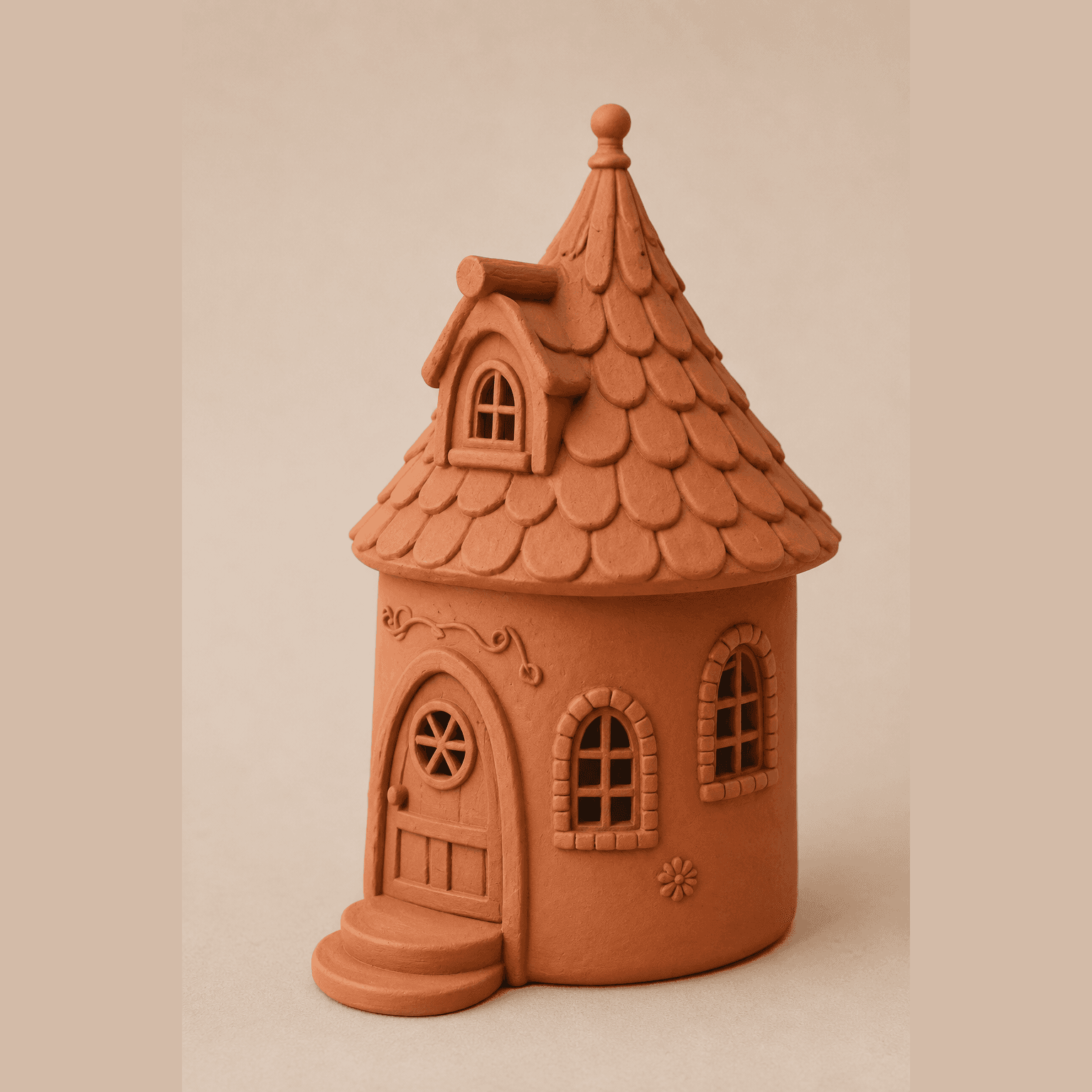 Sculpt a Terracotta Cottage